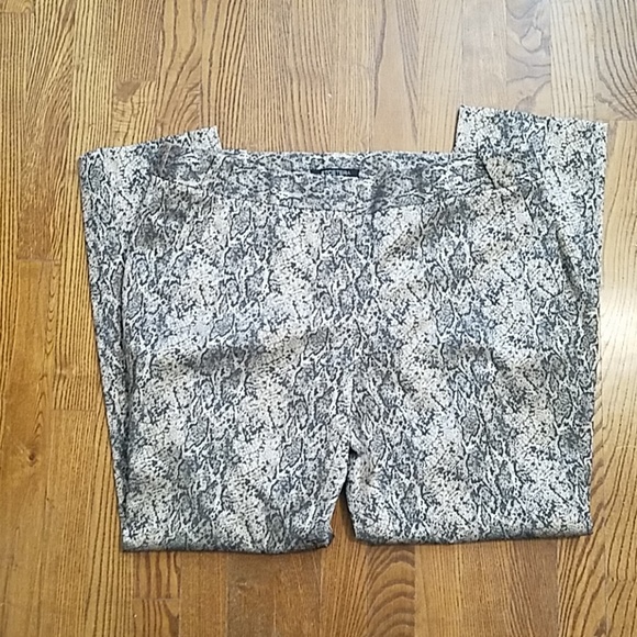 Etcetera Pants - Etcetera Gold Snakeskin Pants